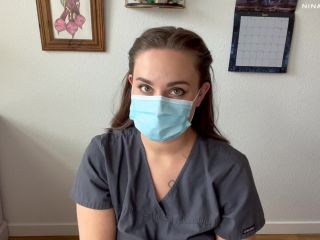 Nina Crowne - Nurse Wears Gas Mask and Cums with You